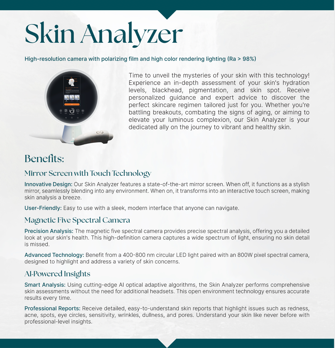 Benefits of Skin Analyzer
