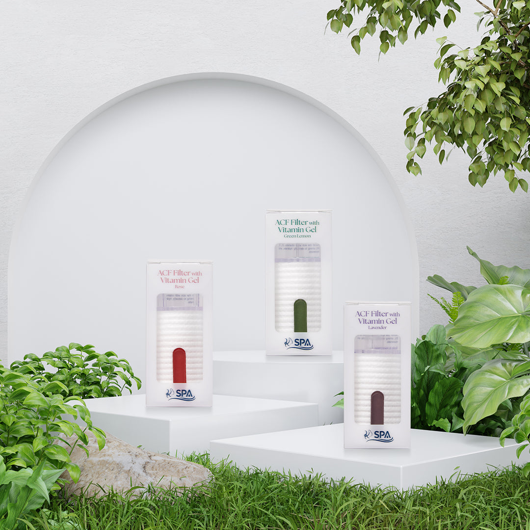 ACF FIBER FILTER WITH VITAMIN GEL AND SPARKLING TABLET HOLDER