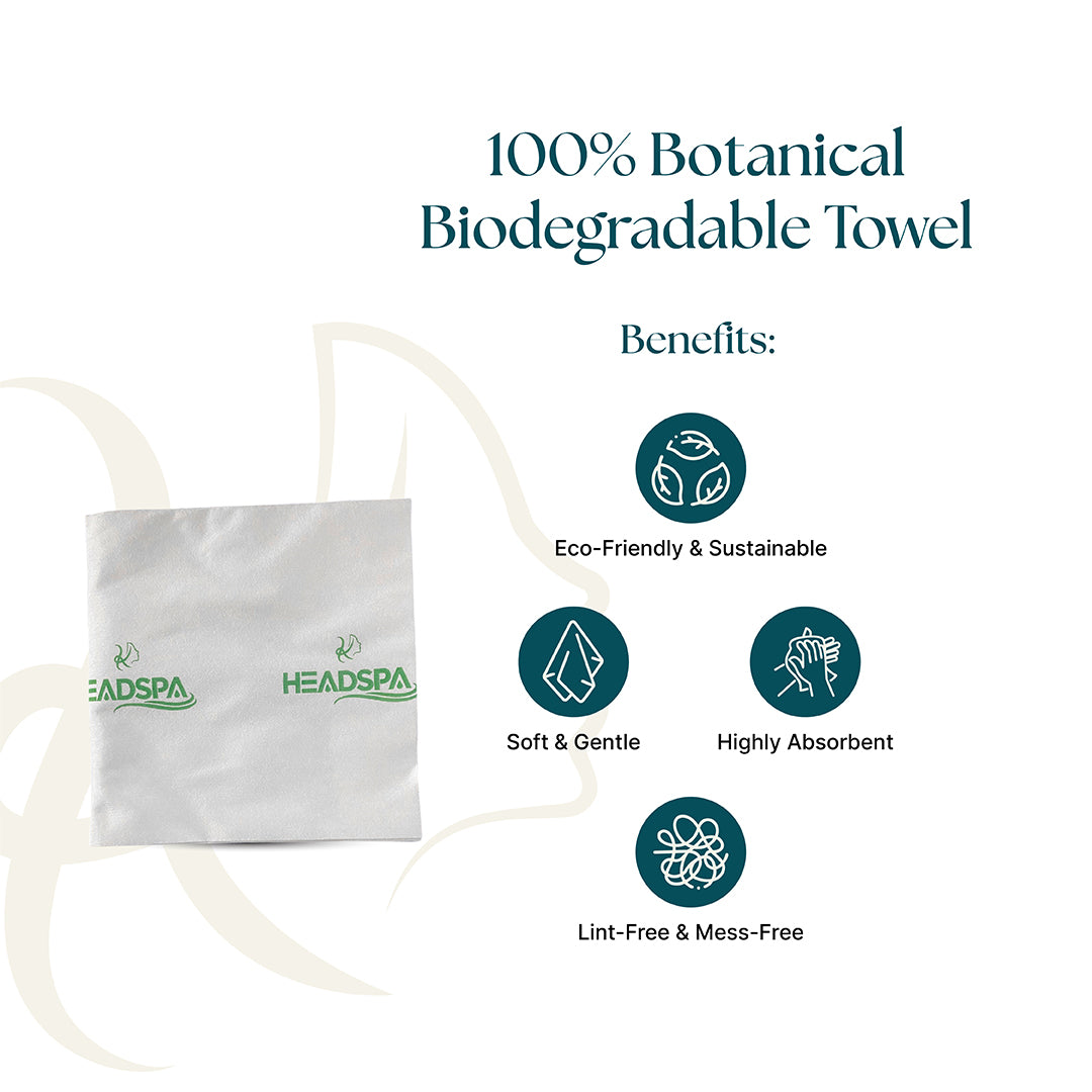 100% BOTANICAL BIODEGRADABLE TOWEL (25 PCS BUNDLE)