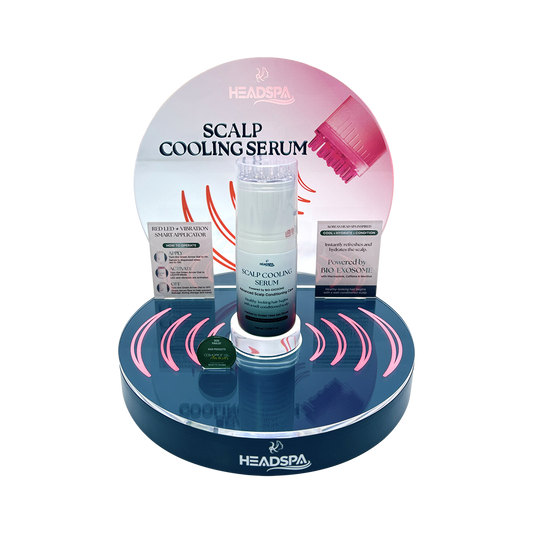 Scalp Cooling Serum Display