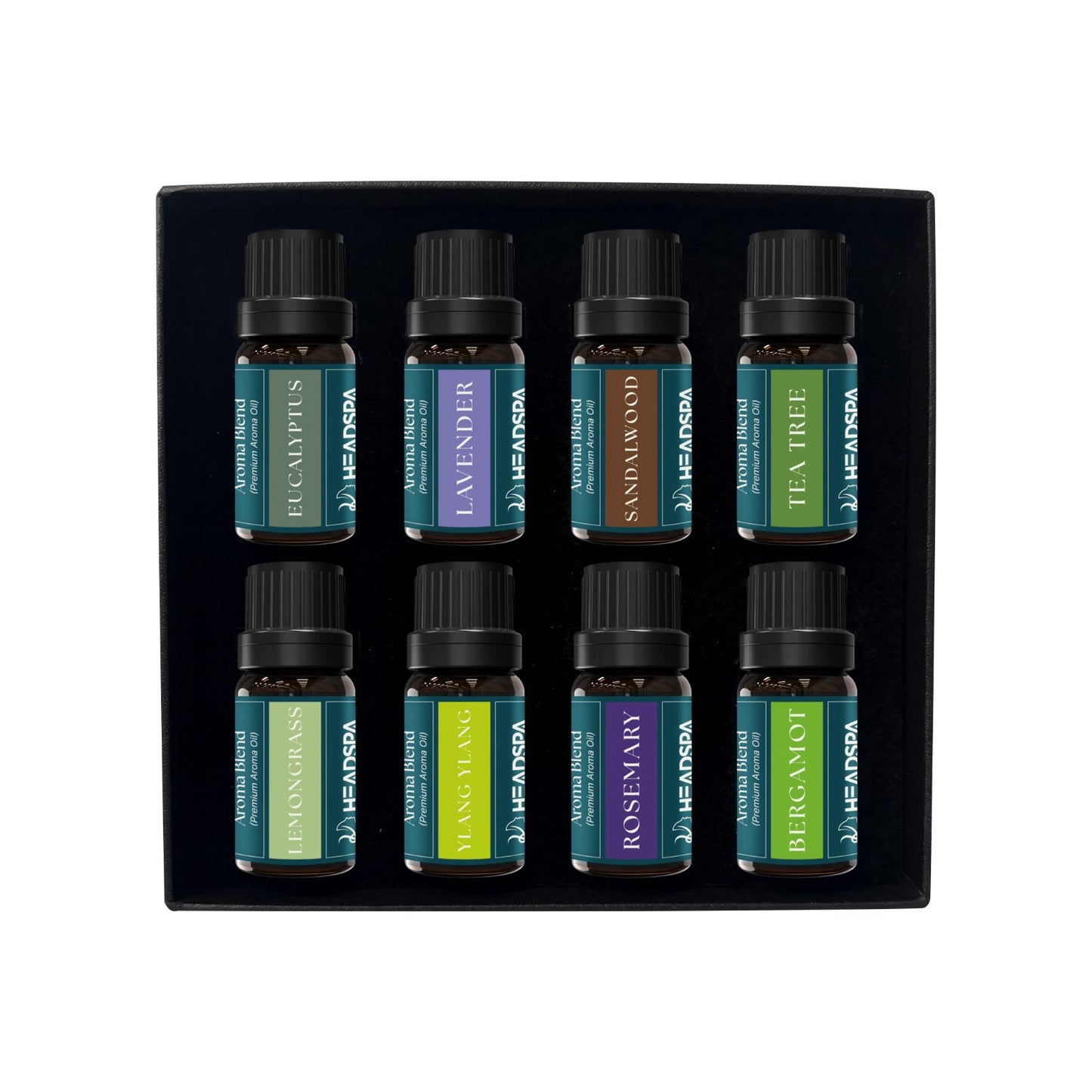 Essential Oil-Based Aroma Blend - 8 Scents Collection