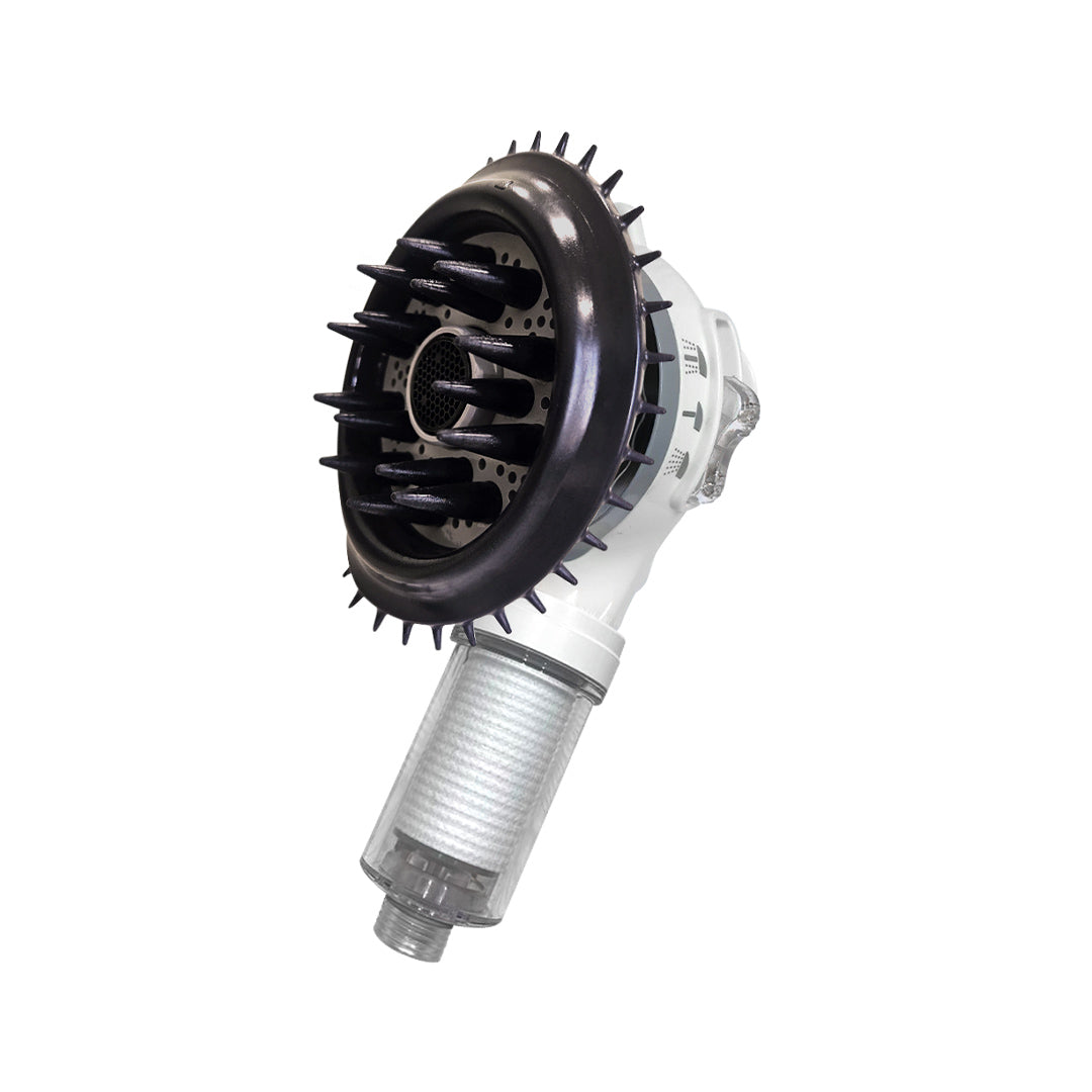 Water Filtration System with Massage Head & ACF Fiber Filter