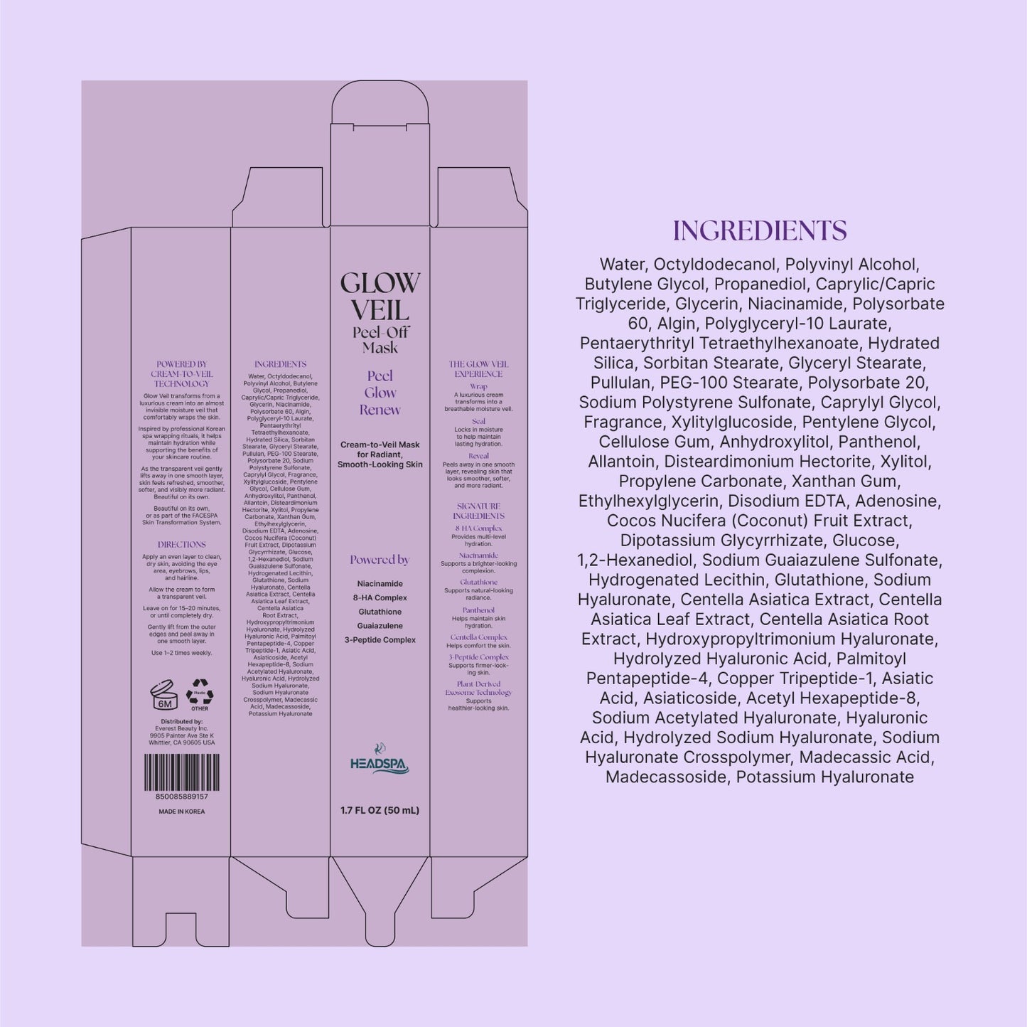 GLOW VEIL Peel Off Mask